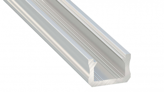 Profil LED typ X surowy 3 m - zestaw 10 sztuk