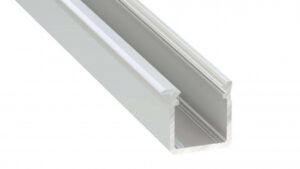 Profil LED typ J surowy 3 m – zestaw 10 sztuk