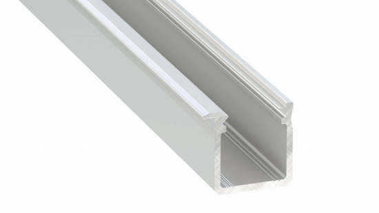 Profil LED typ J surowy 3 m – zestaw 10 sztuk