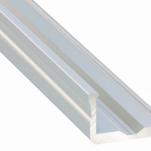 Profil LED typ F surowy 3 m - zestaw 10 sztuk