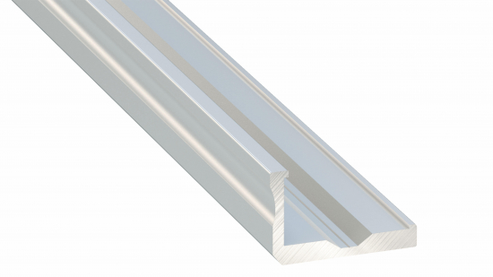 43f176d1d170469928701c619dd8 Profil LED typ F surowy 3 m - zestaw 10 sztuk