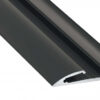 Profil LED meblowy RETO czarny anodowany 3 m
