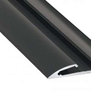 Profil LED meblowy RETO czarny anodowany 3 m