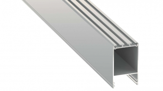 Profil LED nawierzchniowy CLARO srebrny anod. 3 m