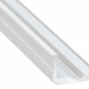 Profil LED typ F biały 3 m - zestaw 10 sztuk