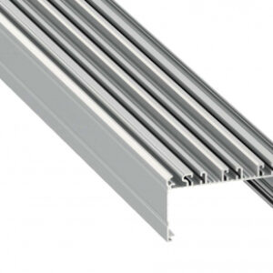 Profil LED szeroki nawierz. LARGO srebrny anodowany 3 m