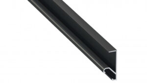 Profil LED typ Q18 czarny 3 m – zestaw 10 sztuk