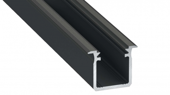 Profil LED typ G czarny 3 m - zestaw 10 sztuk