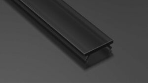 Klosz SLIM PMMA czarny 3 m - zestaw 10 sztuk