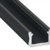 Profil LED typ X czarny 3 m - zestaw 10 sztuk