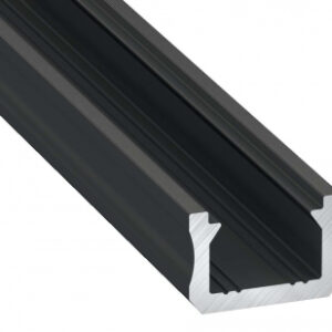 Profil LED typ X czarny 3 m - zestaw 10 sztuk