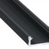 Profil LED typ D czarny 3 m - zestaw 10 sztuk