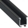 Profil LED typ W czarny 3 m – zestaw 10 sztuk