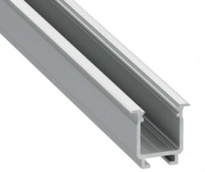 Profil LED typ W srebrny 3 m – zestaw 10 sztuk