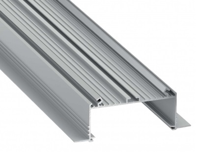 sorga-srebrny Profil LED wpuszczany SORGA srebrny anodowany 3 m