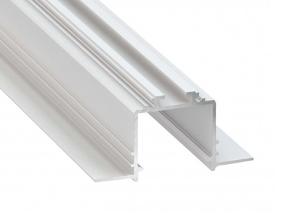 subli-bialy Profil LED wpuszczany SUBLI biały lakierowany 3 m