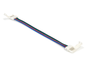 Złączka do taśm LED RGB dwustronna z przewodem