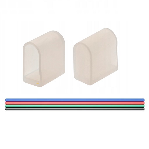 21abc982bd592c019ee5ee809b49bea8 Komplet zaślepek z przewodami do Neon LED RGB 6x12 Silicone