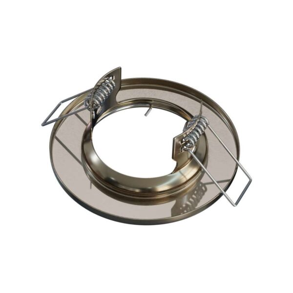 Oprawa halogenowa GU10/MR16 okrągła Satyna stała