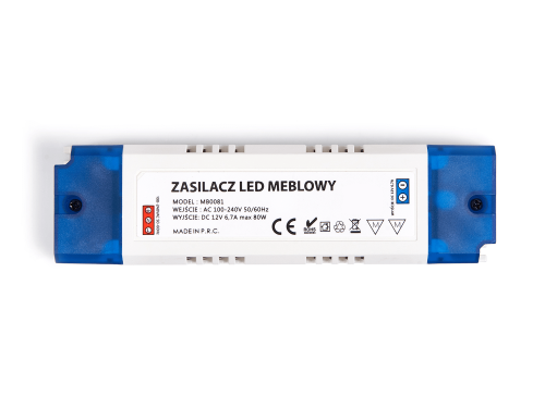 267d223077ab950aafe644b1c6697ce2 Zasilacz do taśm LED 12V meblowy 80W 6.7A