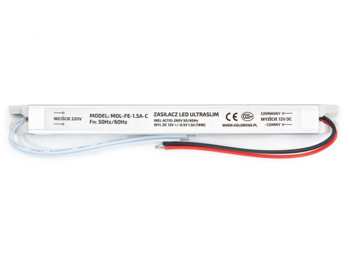 284ecdd7070765d71988bacc1fcdf32e Zasilacz LED 12V Ultra Slim 18W 1.5A IP20