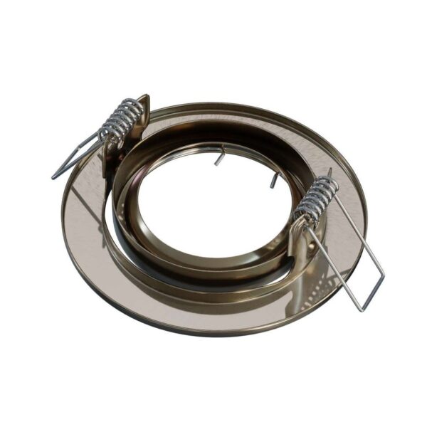 Oprawa halogenowa ruchoma GU10/MR16 okrągła Satyna