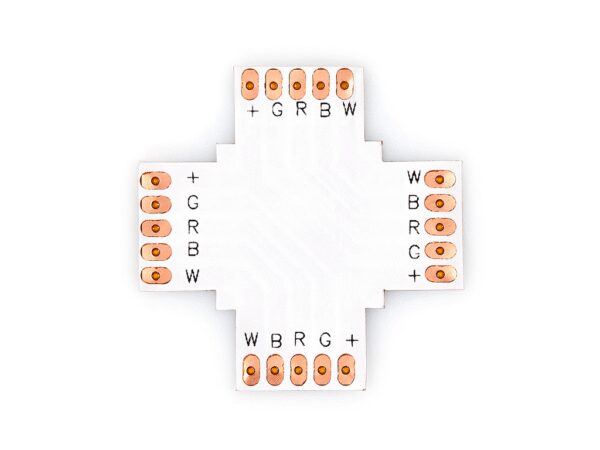 542d59fbc72f476948d07ffde8ccffbe Złączka poczwórna typ X do taśm LED RGBW