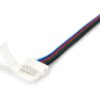 5c377085bfa13f3bcaa1a653a7c4c4d9 Złączka do taśm LED RGBW z przewodem klips-drabinka