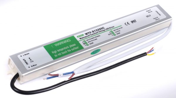 Zasilacz LED 12V 200W 16,67A SLIM PRO wodoodporny IP67