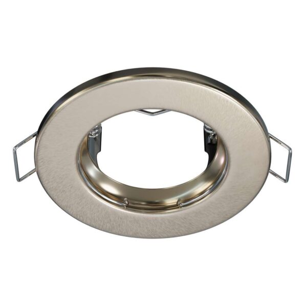 Oprawa halogenowa GU10/MR16 okrągła Satyna stała