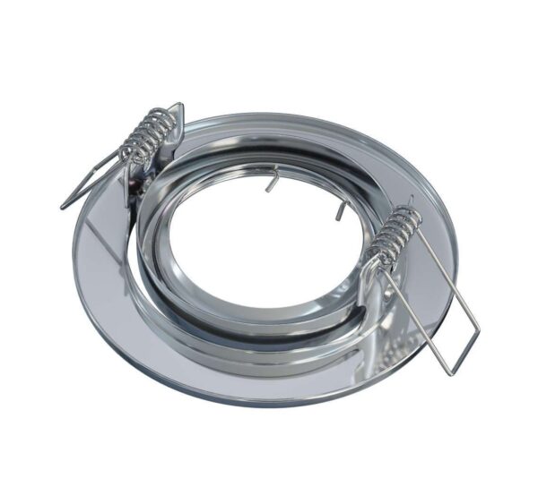 Oprawa halogenowa ruchoma GU10/MR16 okrągła Chrom