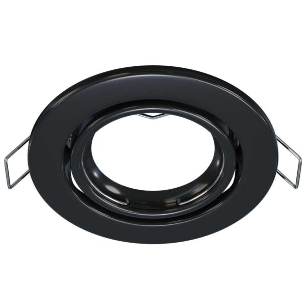 Oprawa halogenowa ruchoma GU10/MR16 okrągła Czarna