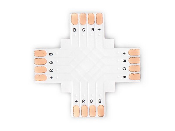 Złączka poczwórna typ X do taśm LED RGB