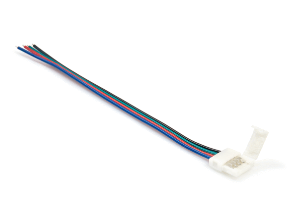 Złączka do taśm LED RGB jednostronna z przewodem