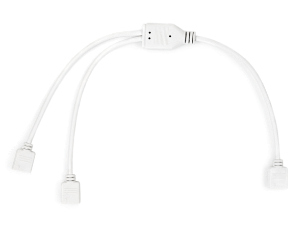 ce2326e678f012f306df48d2960feae2 Rozdzielacz RGB na dwie taśmy LED z gniazdem 4-piny