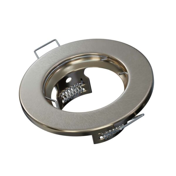 Oprawa halogenowa GU10/MR16 okrągła Satyna stała