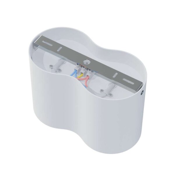 d9369d4fdbdf08b300ac3b0e31534196 Halogen natynkowy podwójny 2xGU10 okrągły Biały