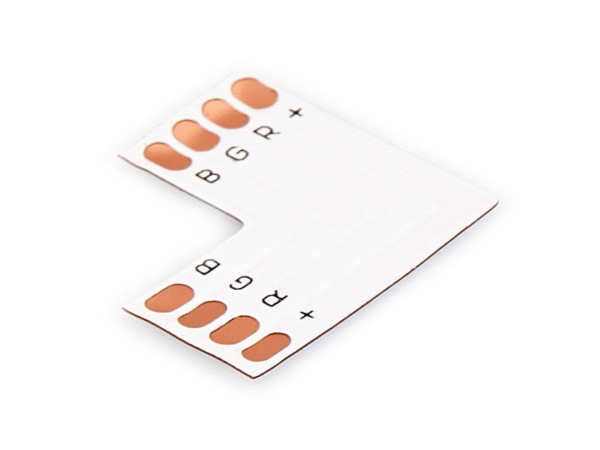 Złączka kątowa typ L do taśm LED RGB