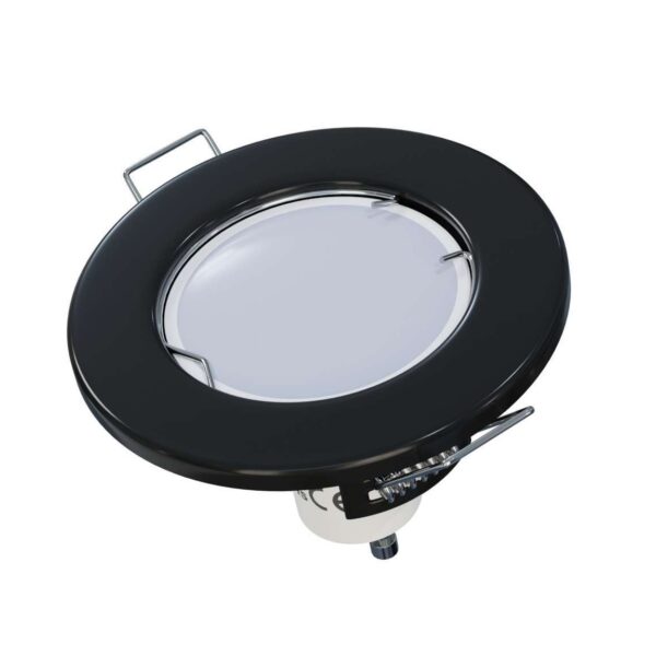 Oprawa halogenowa GU10/MR16 okrągła Czarna stała