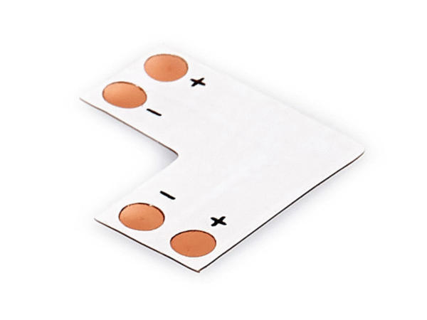 Złączka kątowa typ L do taśm LED 8mm SMD2835/3528