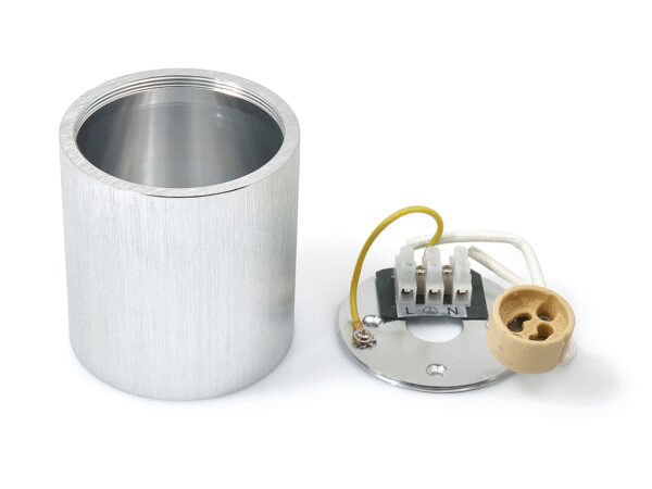 03826599e8a7b211d66c3452ef5834fa Halogen natynkowy okrągły 1xGU10 ruchomy Srebrny