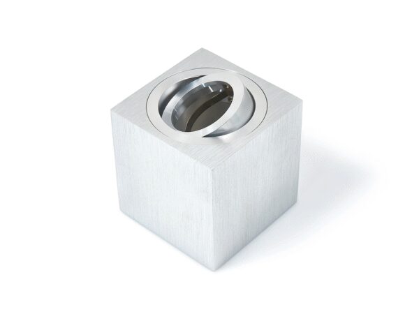 15b4293fddac27c39beedc785c8e3884 Halogen natynkowy kwadratowy 1xGU10 ruchomy Srebrny