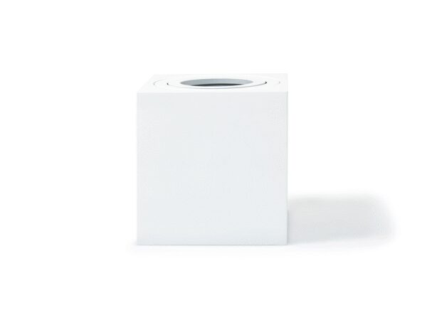 Halogen natynkowy kwadratowy 1xGU10 ruchomy Biały