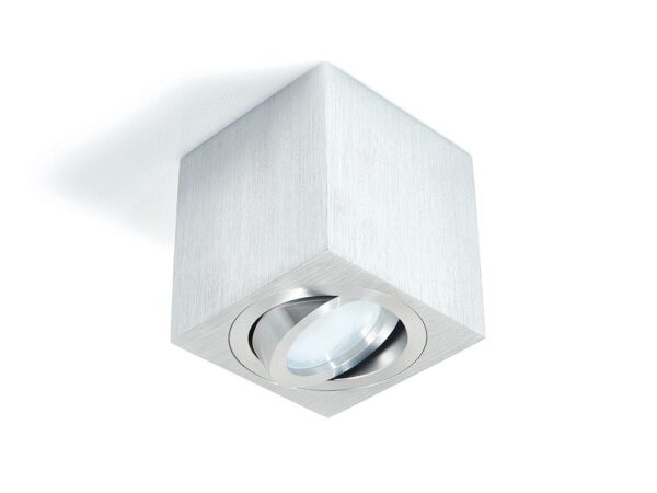 bdf05633425eaa951985ddefd30e7489 Halogen natynkowy kwadratowy 1xGU10 ruchomy Srebrny