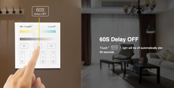 Sterownik LED CCT dotykowy MiLight B2 - bateryjny