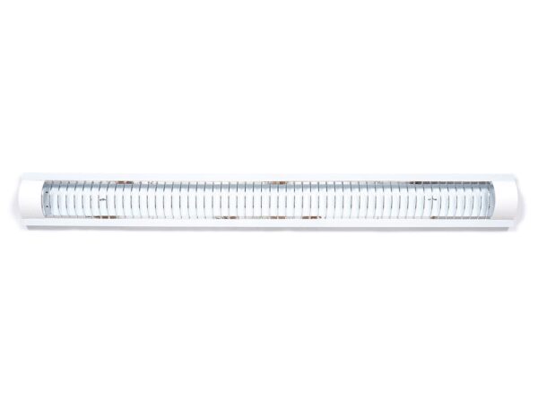 23527 Oprawa biurowa rastrowa 2x120cm do świetlówek LED T8