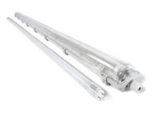 Oprawa hermetyczna 1x150cm + świetlówka LED 22W Zimna 6000K