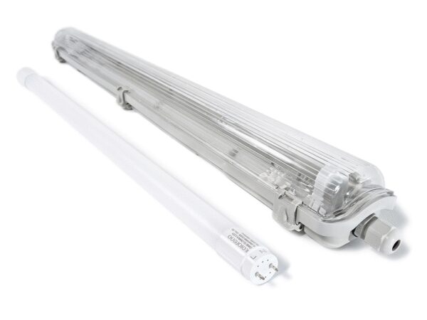 23747 Oprawa hermetyczna 1x60cm + świetlówka LED 9W Neutralna 4500K