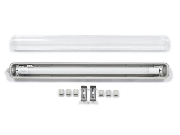 23749 Oprawa hermetyczna 1x60cm + świetlówka LED 9W Neutralna 4500K