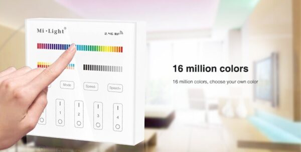 Sterownik LED RGB+CCT dotykowy MiLight B4 - bateryjny